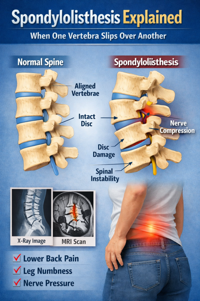 Spondylolisthesis Explained: When One Vertebra Slips Over Another