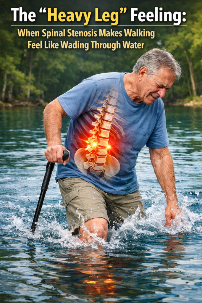 The “Heavy Leg” Feeling: When Spinal Stenosis Makes Walking Feel Like Wading Through Water