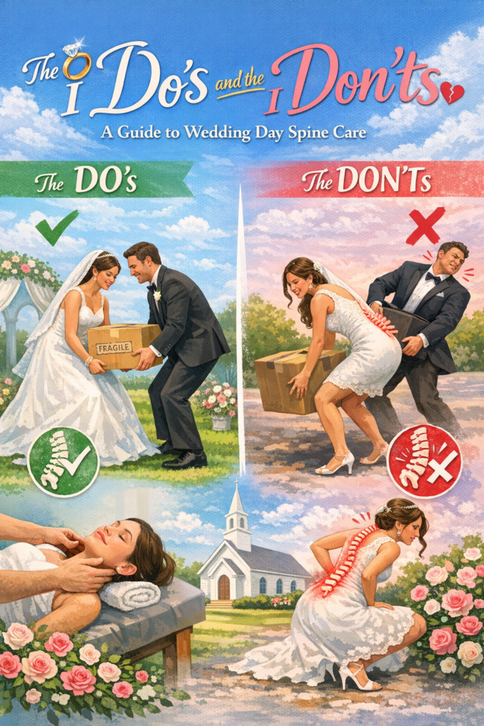The I Do’s and the I Don’ts: A Guide to Wedding Day Spine Care