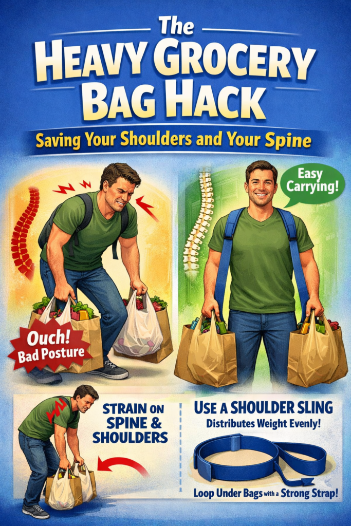 The Heavy Grocery Bag Hack: Saving Your Shoulders and Your Spine
