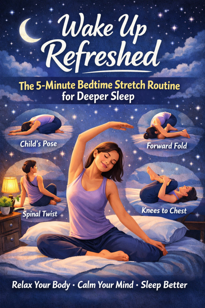 Wake Up Refreshed: The 5-Minute Bedtime Stretch Routine for Deeper Sleep