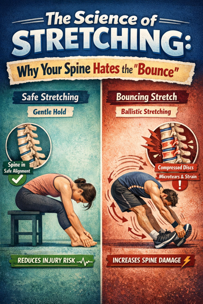The Science of Stretching: Why Your Spine Hates the “Bounce”