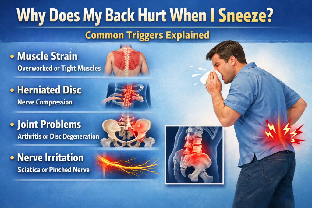 Why Does My Back Hurt When I Sneeze? Common Triggers Explained