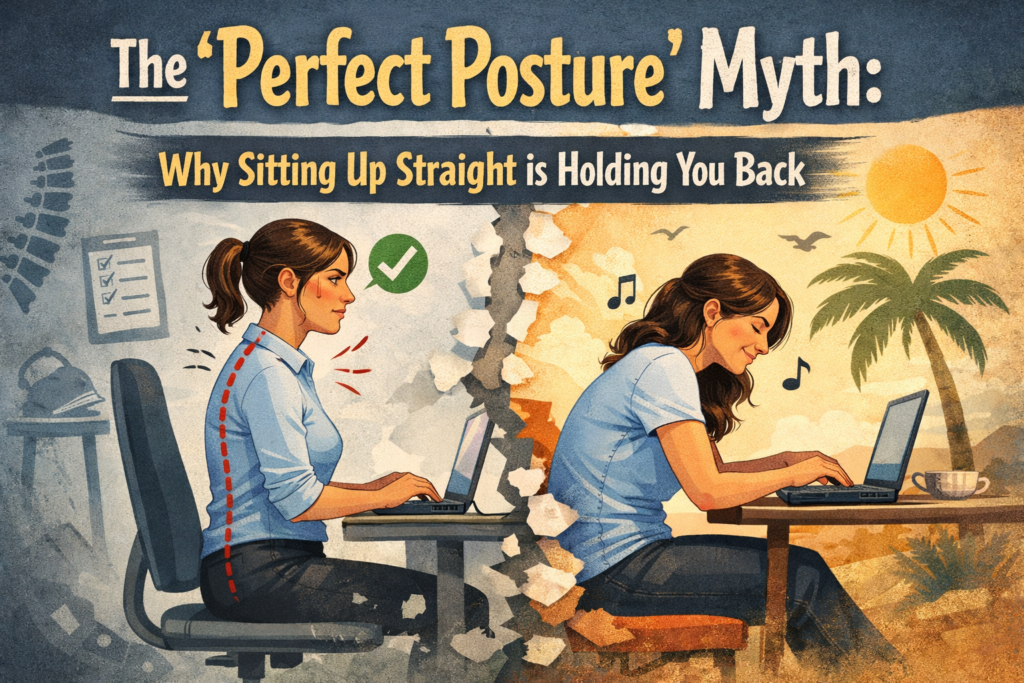 The “Perfect Posture” Myth: Why Sitting Up Straight is Holding You Back