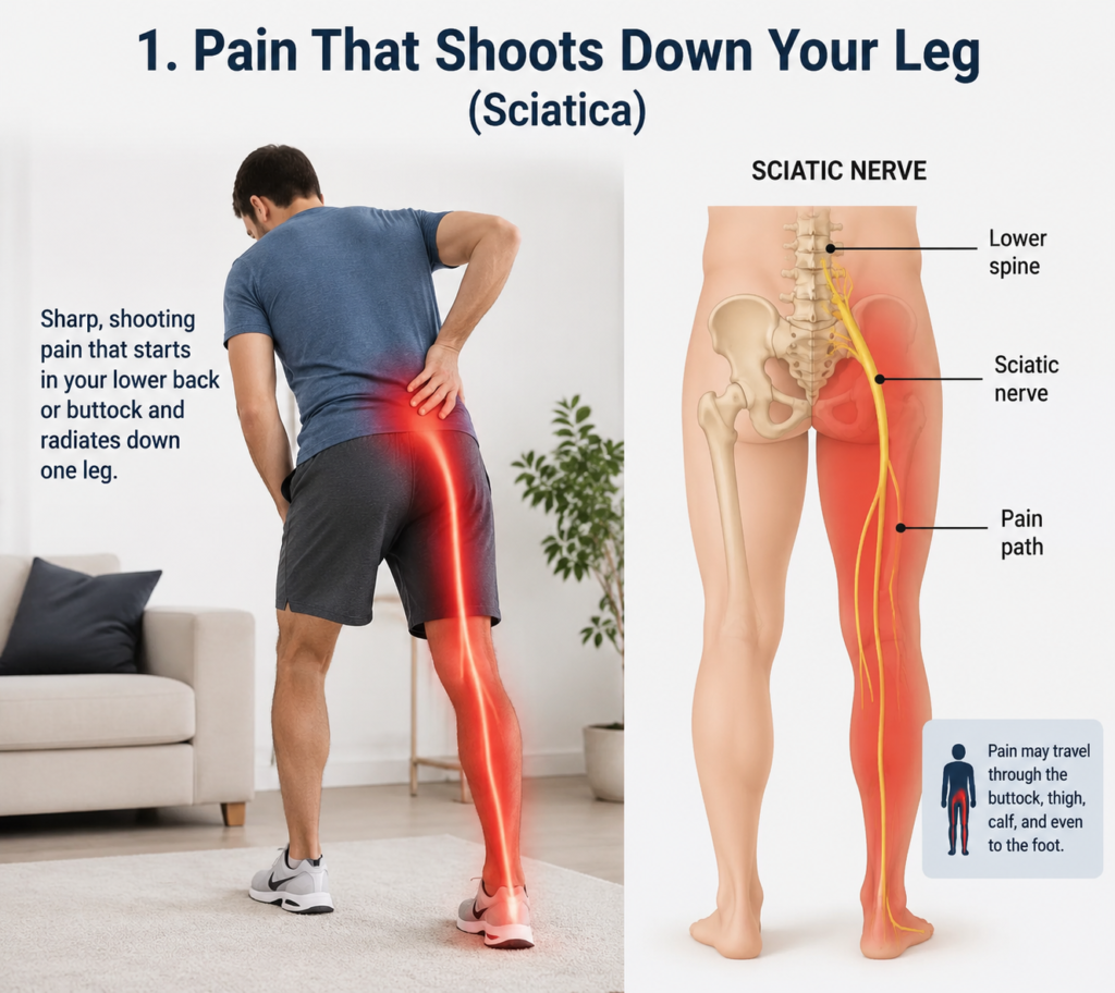 Pain That Shoots Down Your Leg (Sciatica)​