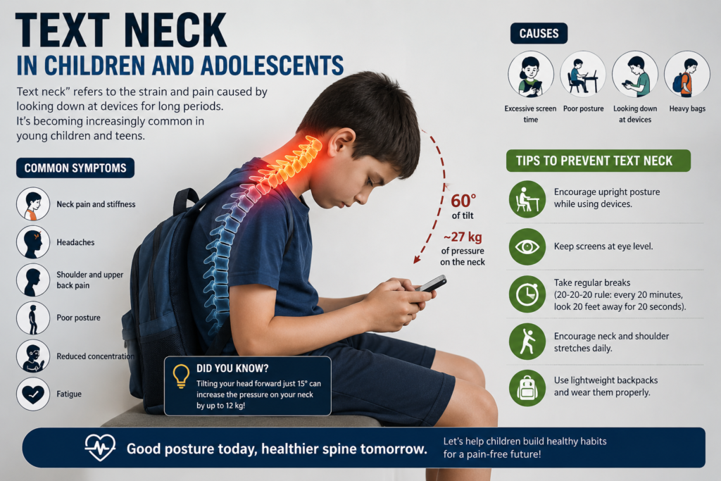 Text neck in children and adolescents